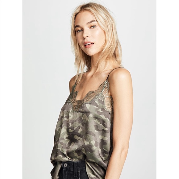 Cami NYC Tops - CAMI NYC THE CADENCE CAMI IN CAMO PRINT